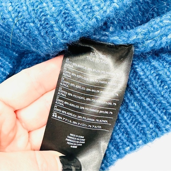 Volcom Oversized Multicolor Striped Fuzz Buster Sweater - Picture 4 of 7